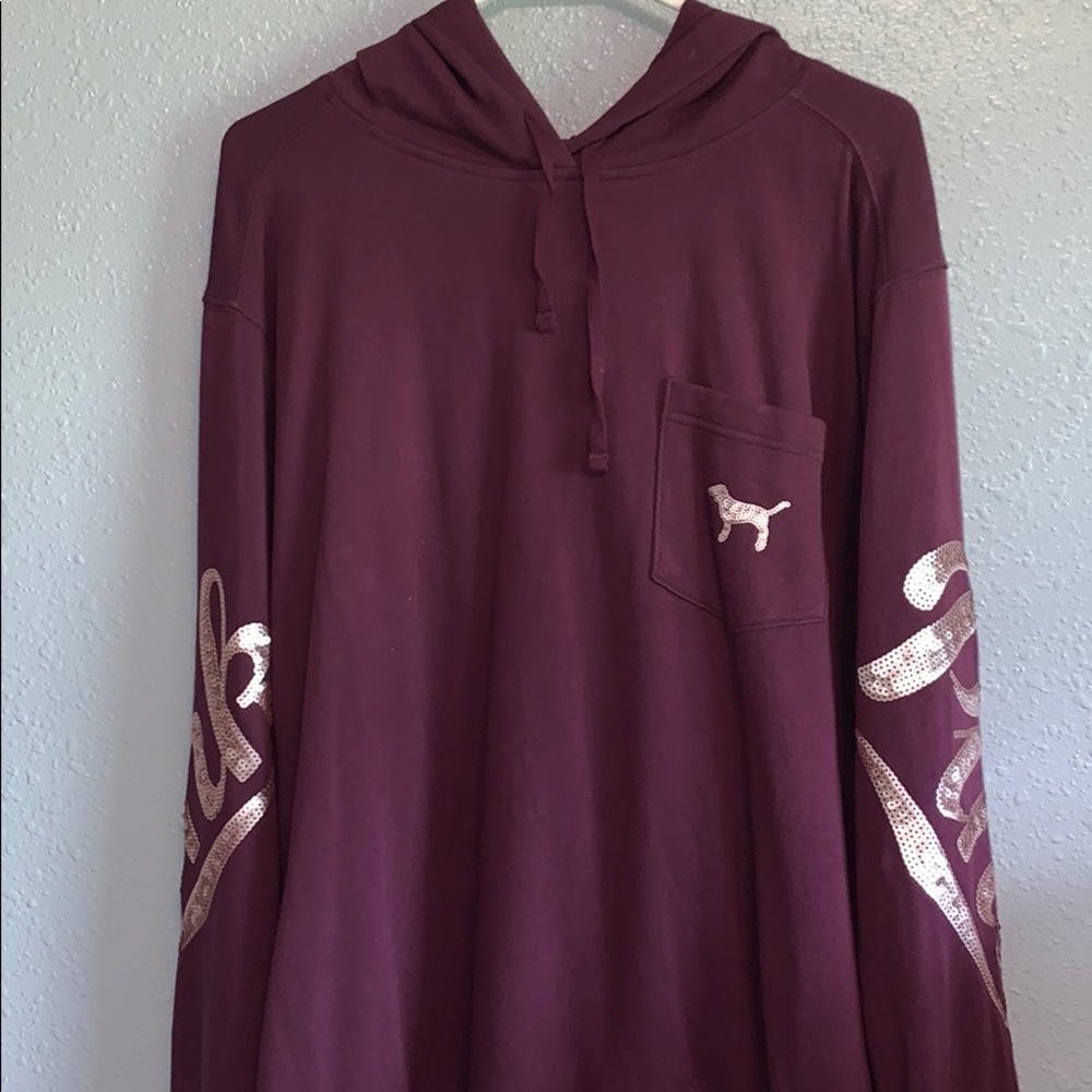 Victoria’s Secret Pink light weight hoodie NWT